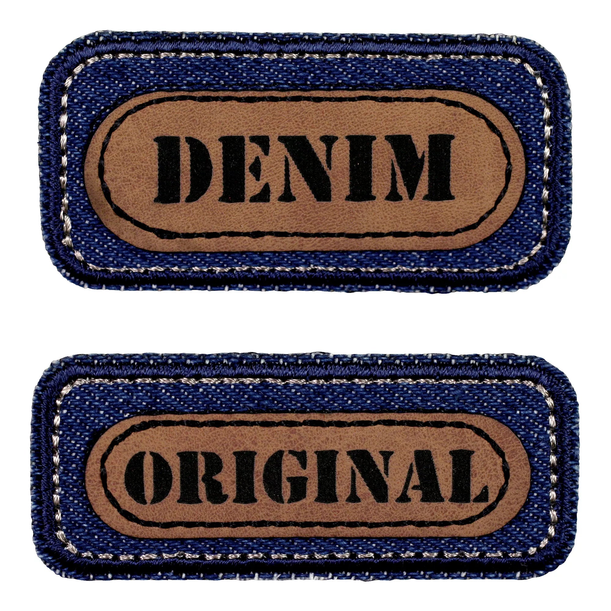 Applique Jeans DENIM, blue/brown