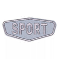 Applikation Reflex Sport, grau