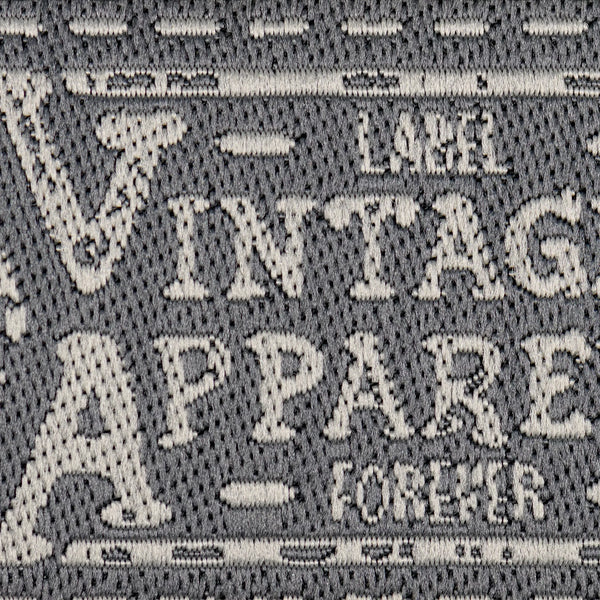 Applikation Vintage, grau