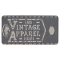 Vintage applique, grey