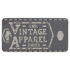 Vintage applique, grey