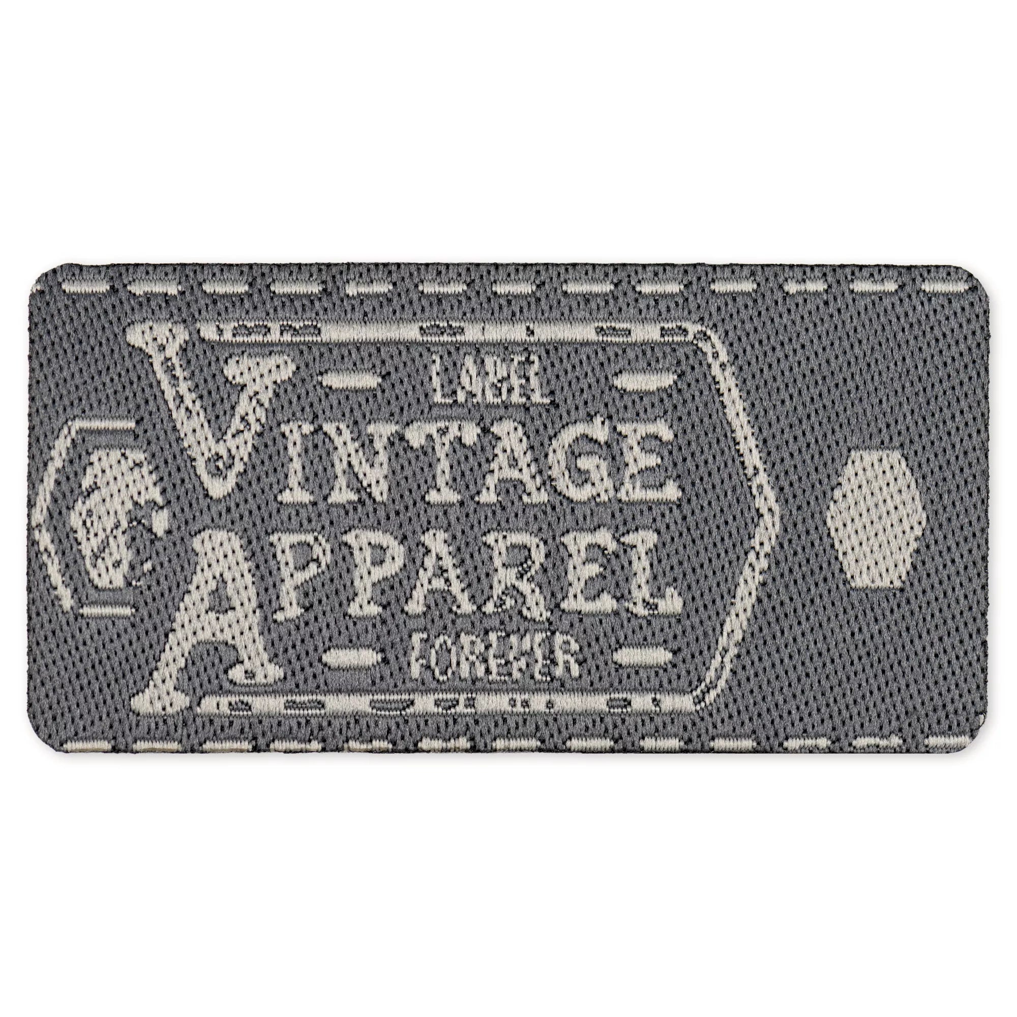 Vintage applique, grey