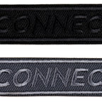 Applikation, "Connect", grau/schwarz
