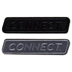 Applikation, "Connect", grau/schwarz