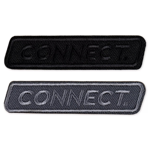 Applikation, "Connect", grau/schwarz