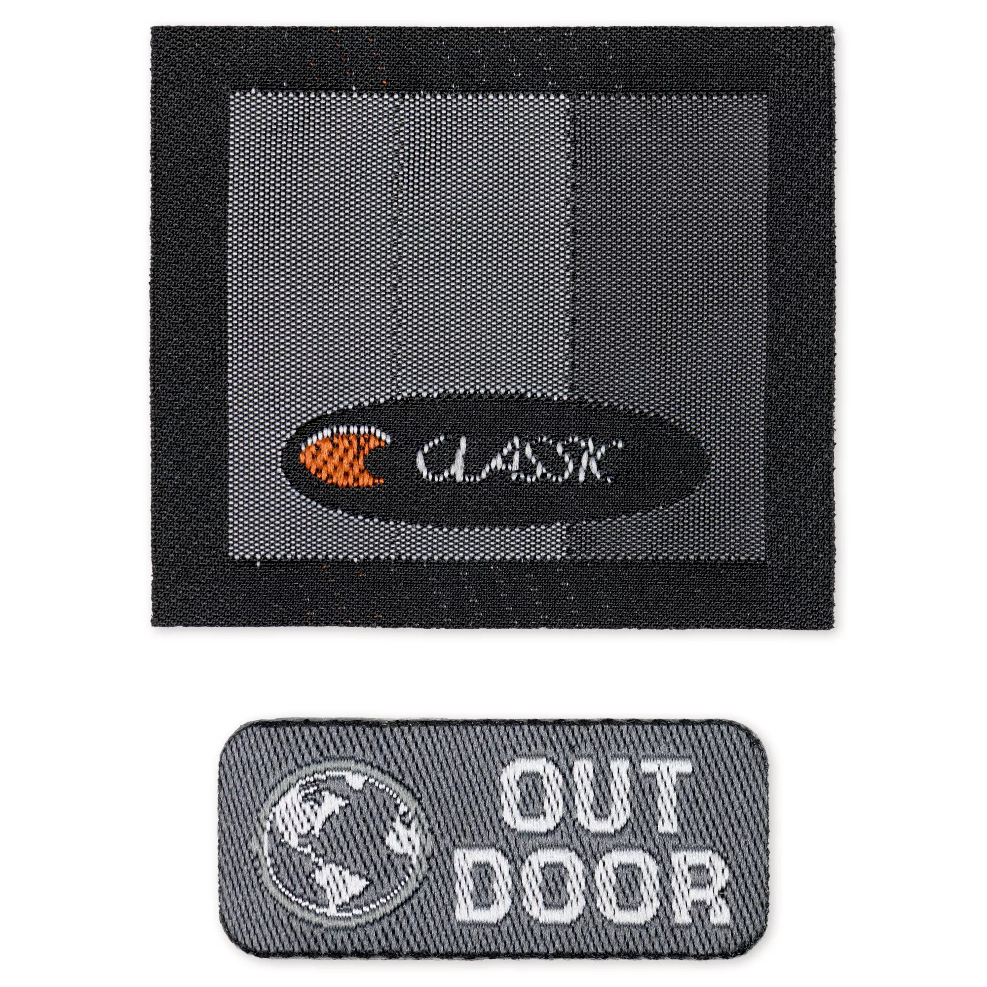 Appliqué, "Outdoor", grey/black