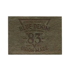 Application Label 83, faux suede, olive