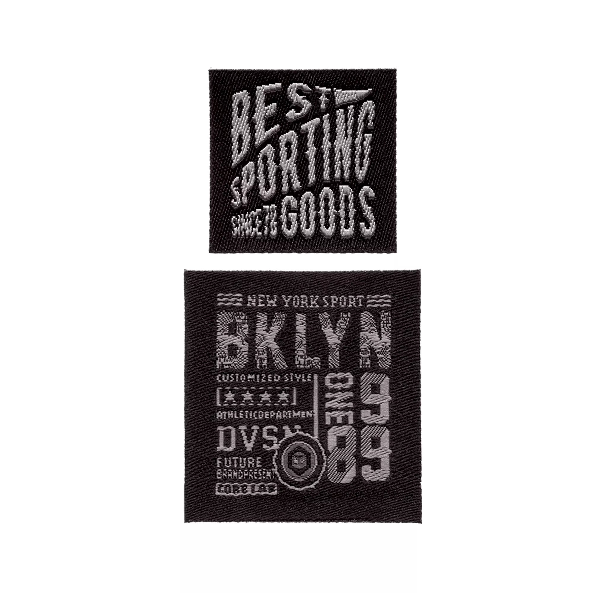Application Label SPORTING/BKLYN, black