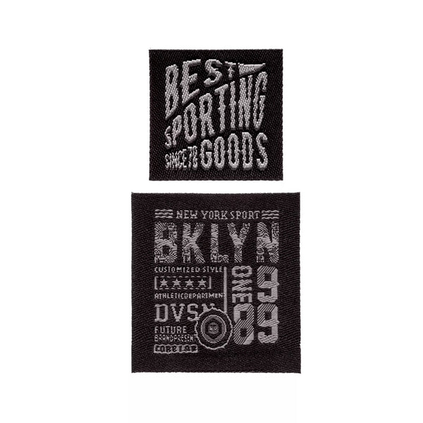 Application Label SPORTING/BKLYN, black