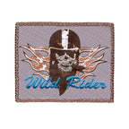 Application label WILD RIDER, beige/brown