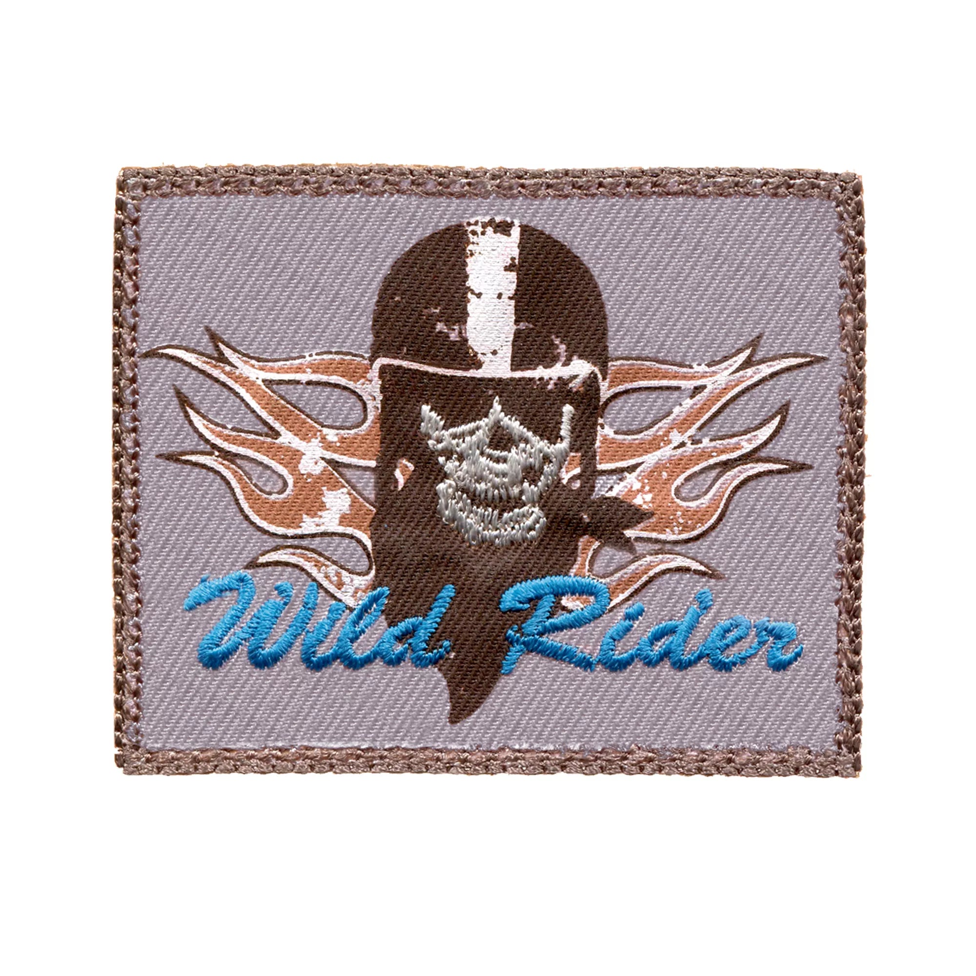 Application label WILD RIDER, beige/brown