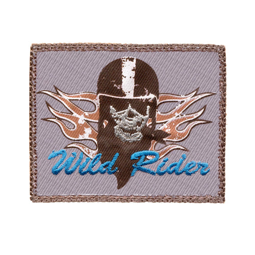 Applikation Label WILD RIDER, beige/braun