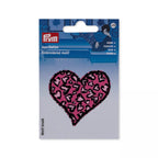 Applikation Herz, pink
