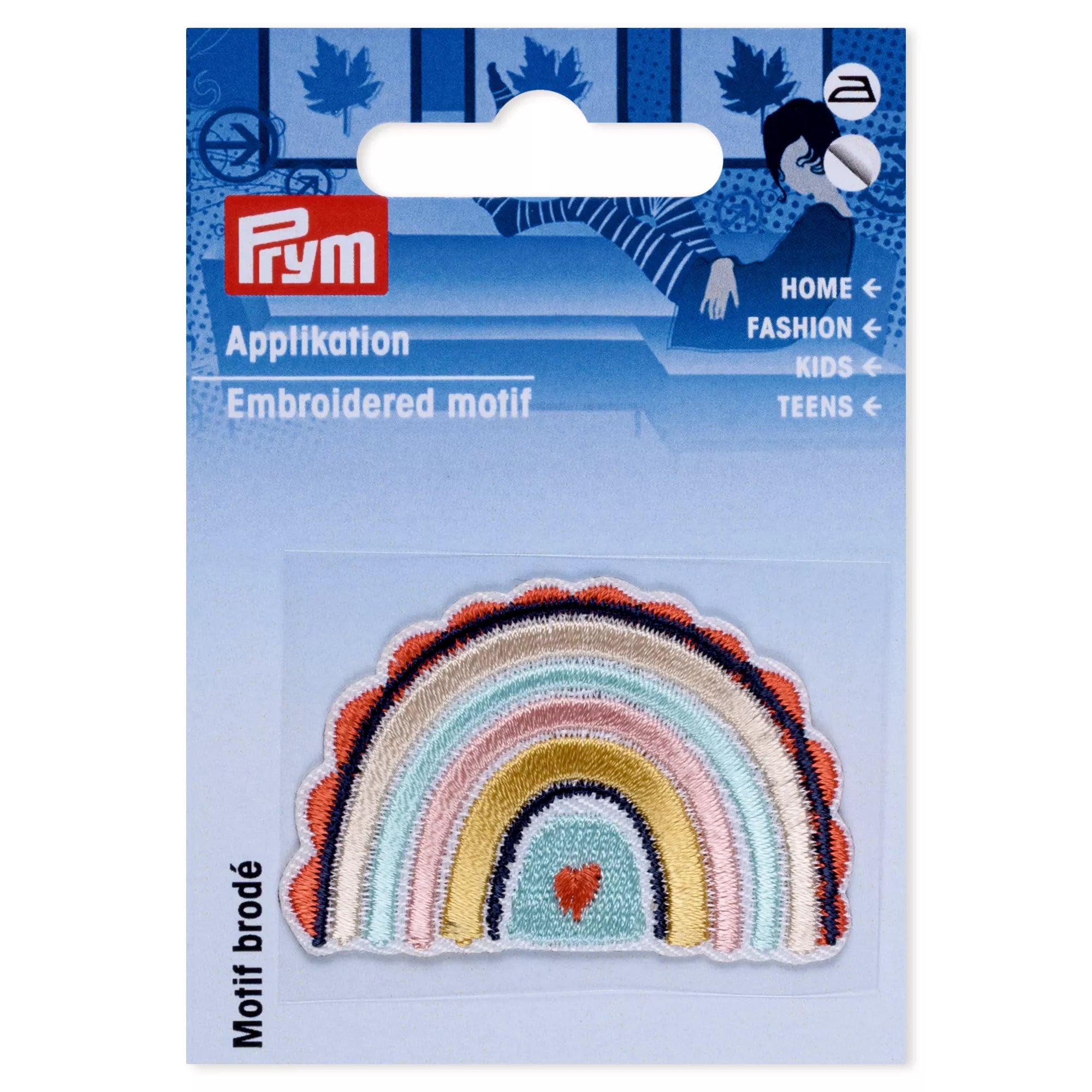 Applikation, Regenbogen, mehrfarbig