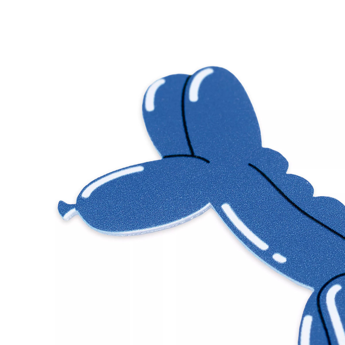 Applikation Pudel, blau