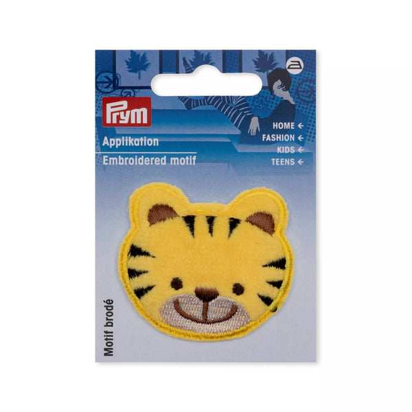 Applikation Tiger, gelb