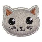 Applikation Katze, grau