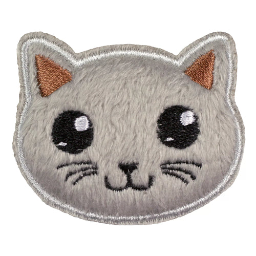 Applikation Katze, grau