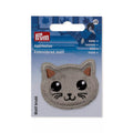 Applikation Katze, grau