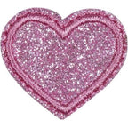 Appliques cœurs, 3 pièces, multicolore