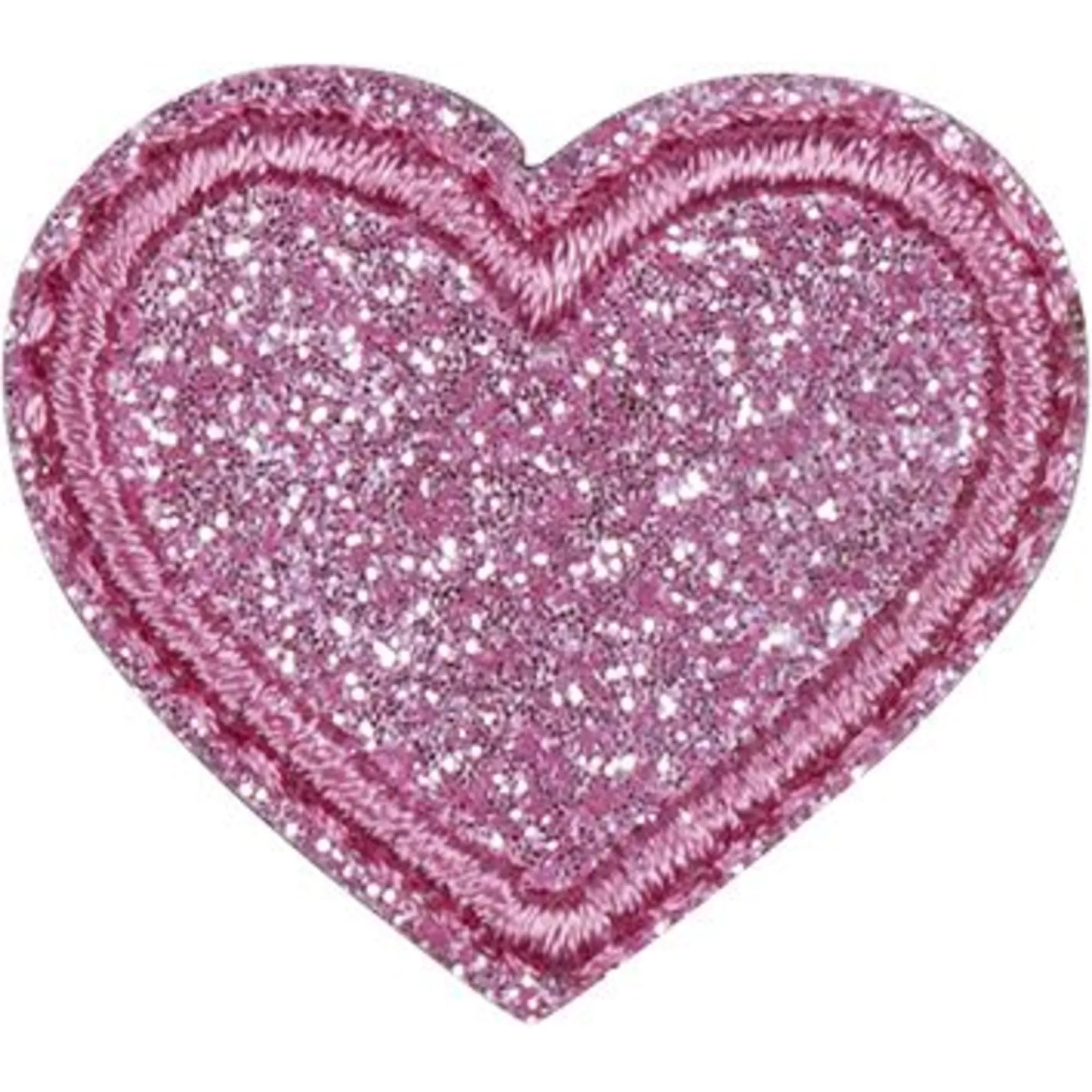 Appliques cœurs, 3 pièces, multicolore