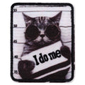 Applique, "I do me", black/white