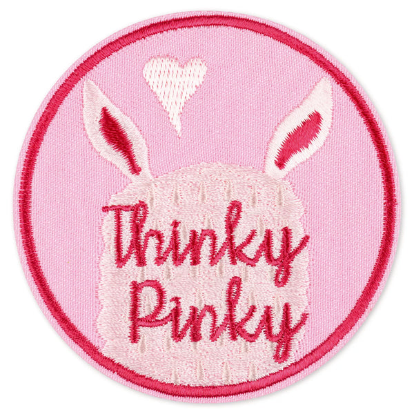 Applikation, Pinky, pink/rot