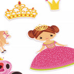 Applikation Prinzessin, mehrfarbig