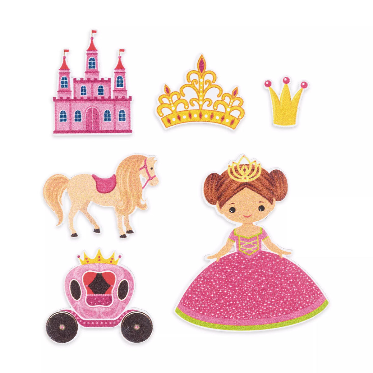 Applikation Prinzessin, mehrfarbig