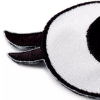Application Yeux, noir/blanc avec cils