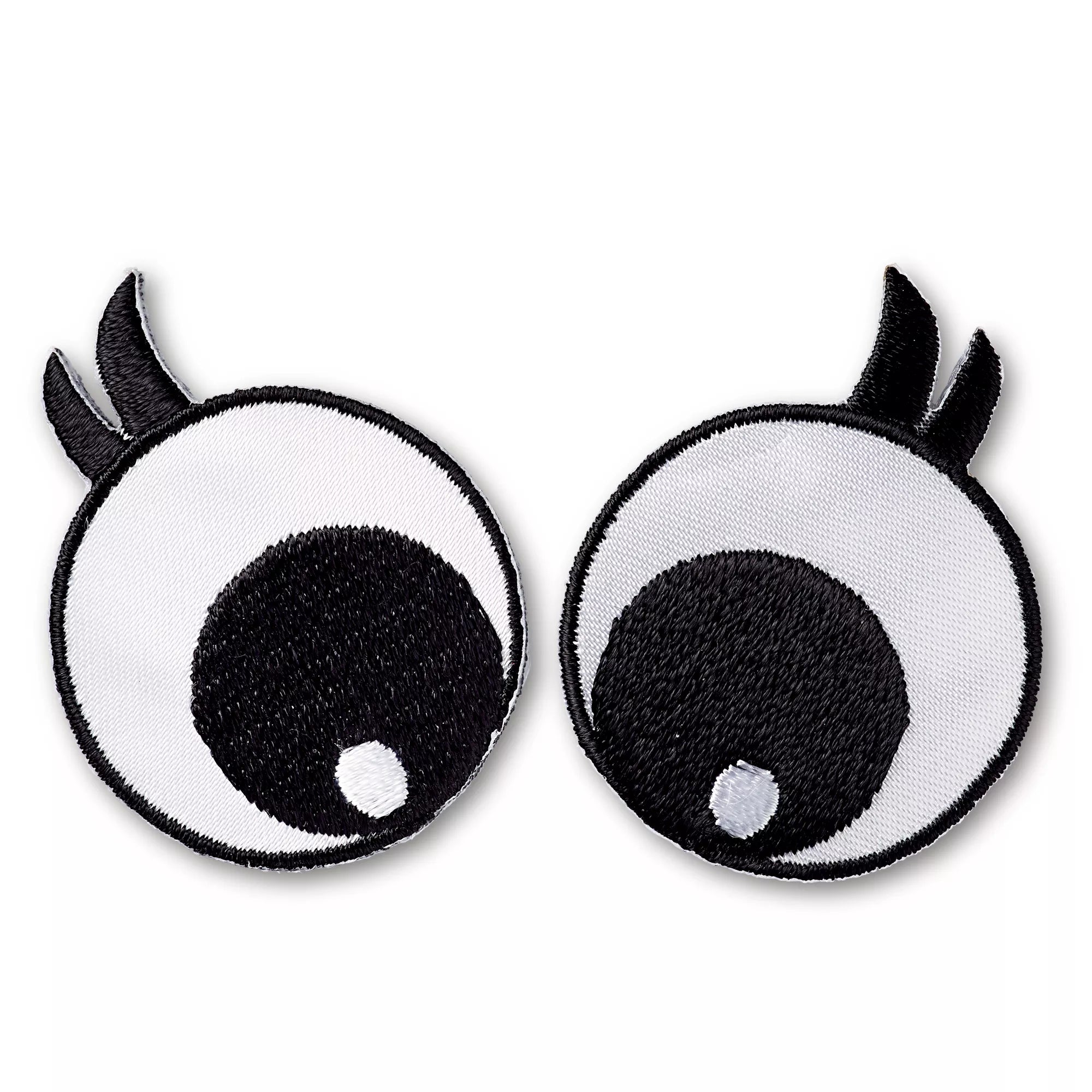 Application Yeux, noir/blanc avec cils