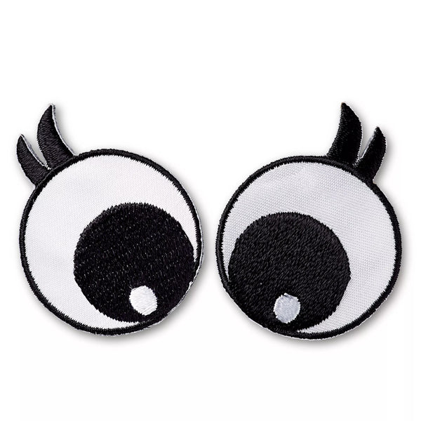 Application Yeux, noir/blanc avec cils