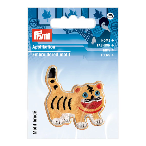 Applikation Katze Asia gelb/bunt