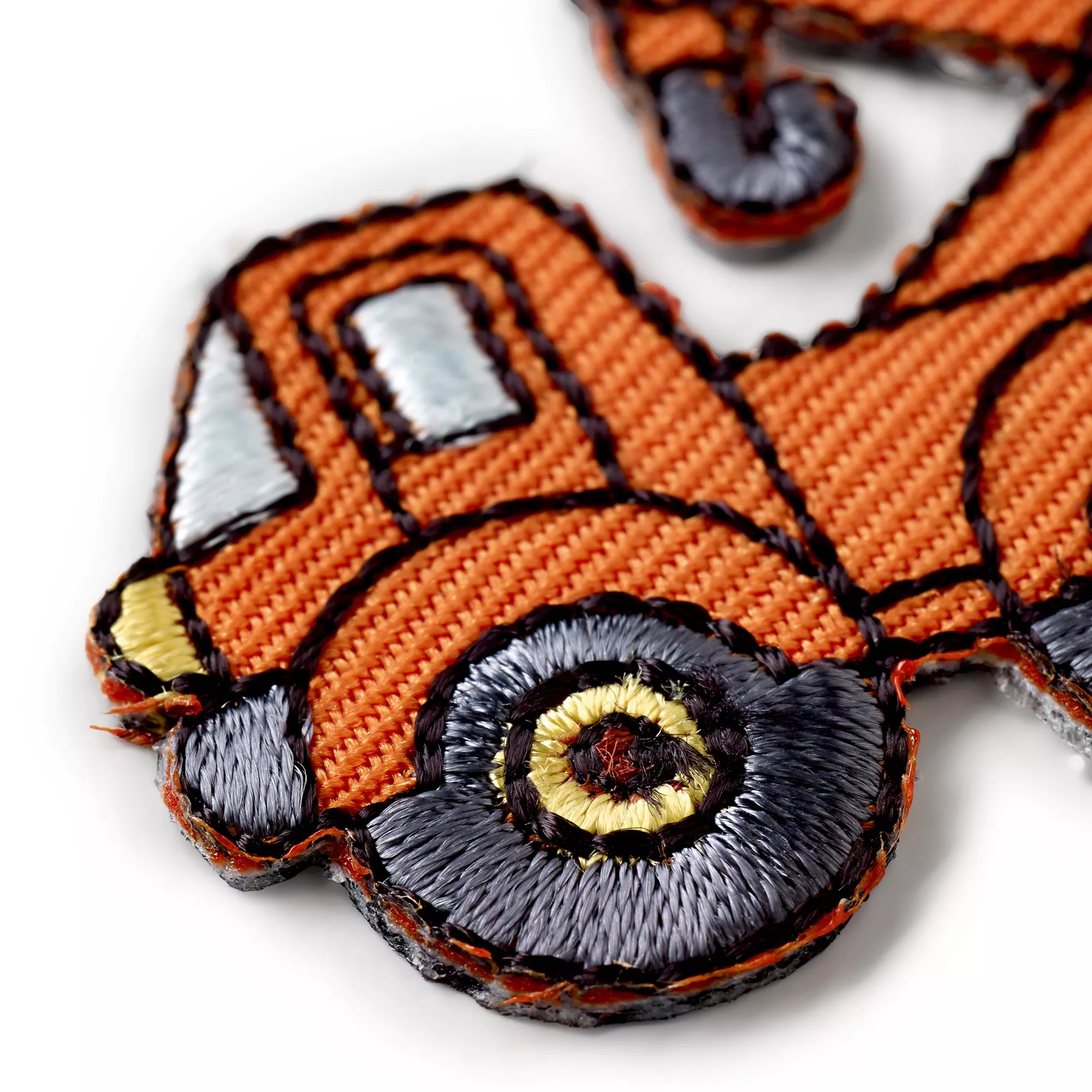 Application Construction Vehicles, self-adhesive and iron-on