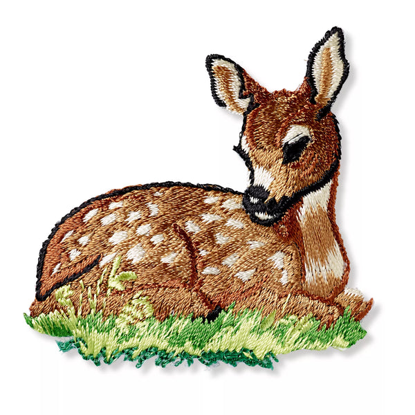 Application cerf, couché