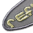 Appliqué patch, self-adhesive and iron-on