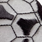 Soccer appliqué, self-adhesive and iron-on