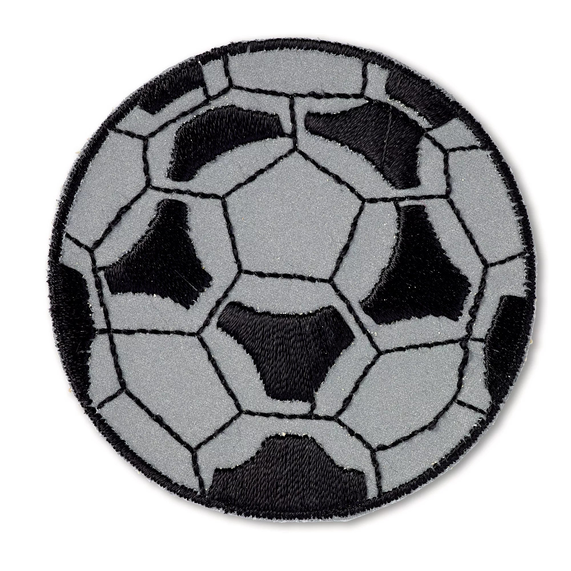 Soccer appliqué, self-adhesive and iron-on