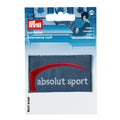 Appliqué jeans label, decidedly sporty