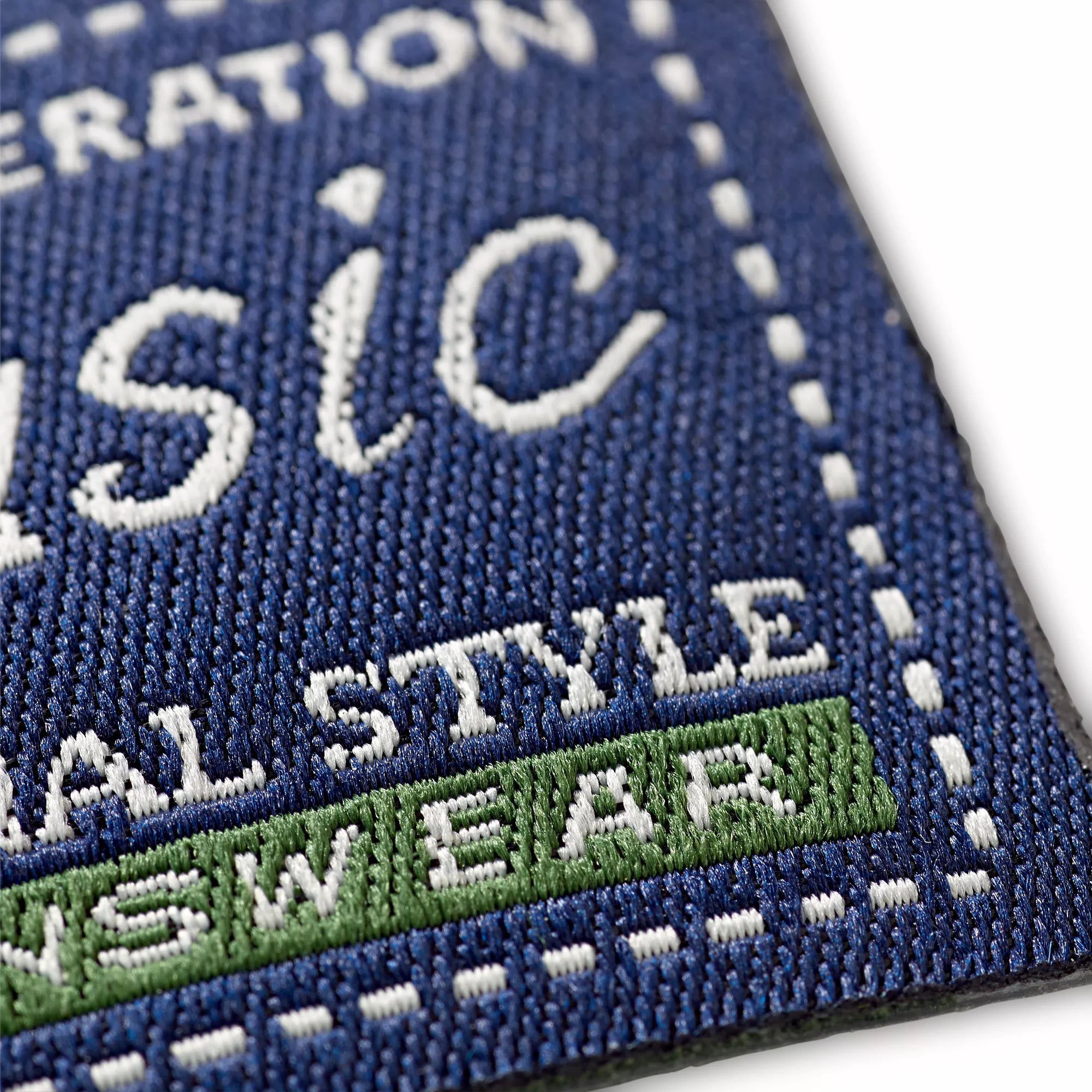 Application Jean Label Basic Original Style blue square