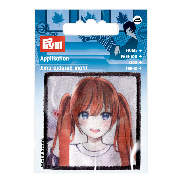 Application K-Pop Label Fille Cheveux roux