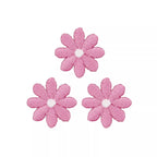 Application fleurs petites, roses