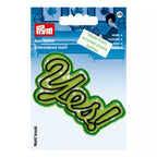 Application recyclée, inscription YES
