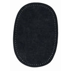 Iron-on faux suede patches, various colors