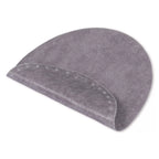 Iron-on faux suede patches, various colors