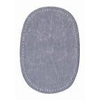Iron-on faux suede patches, various colors