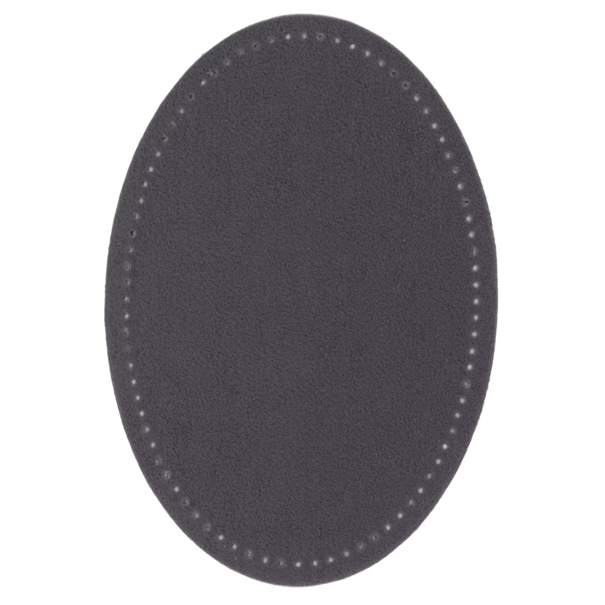 Iron-on faux suede patches, various colors