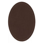Iron-on faux suede patches, various colors