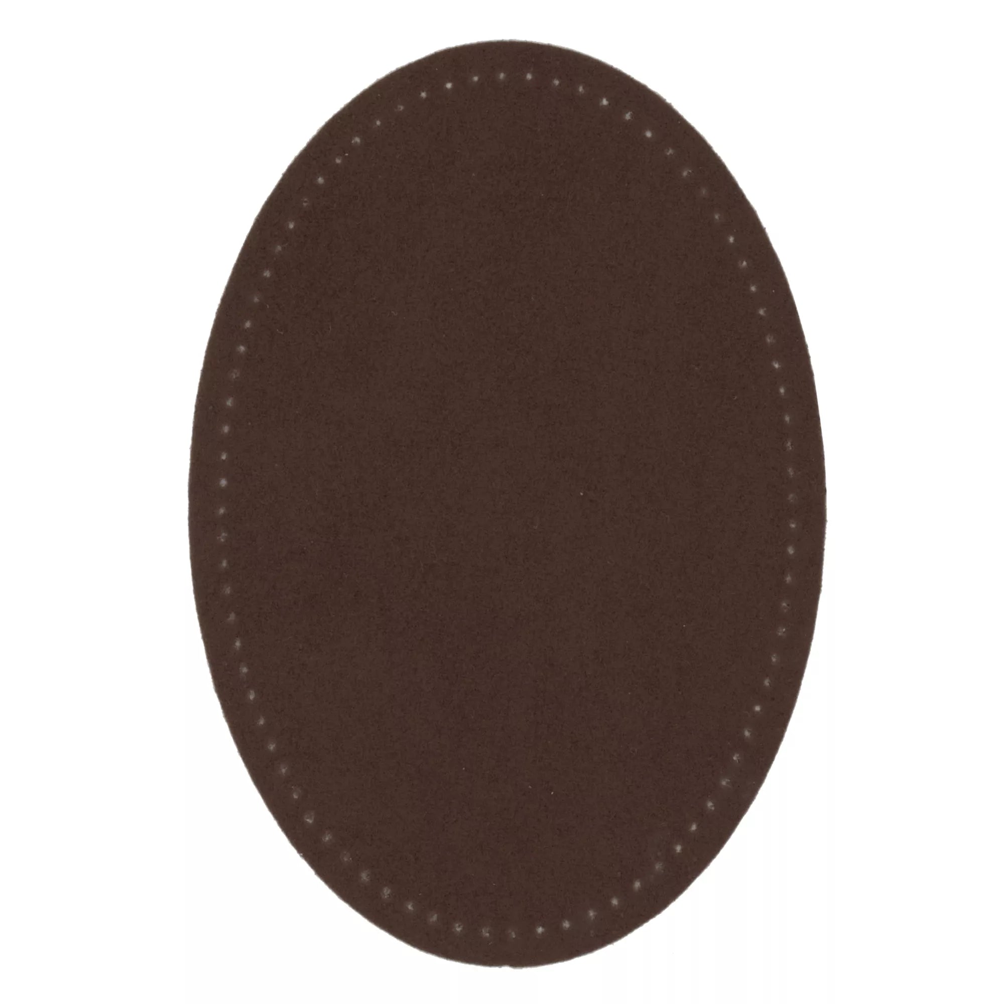 Iron-on faux suede patches, various colors