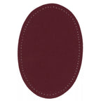 Iron-on faux suede patches, various colors